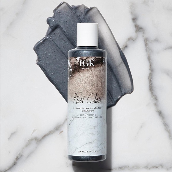 IGK FIRST CLASS DETOXIFYING CHARCOAL SHAMPOO & REPLENISHING CONDITIONER SET - Picture 2 of 7